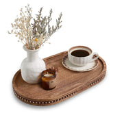 SAOCAIHUL round tray top view shows stable legs protecting surfaces.