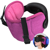 SARISUN travel pillow with 360Β° headrest offers steady support during flights.