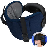 SARISUN travel pillow with 360-headrest for full head support.