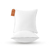 Sasttie euro pillow insert with embossed geometric pattern for luxury.