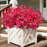Satefello 20 bundles fuchsia outdoor flowers for vibrant window boxes