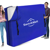 SaveAMatt mattress bag move-ready protects your queen mattress during transport