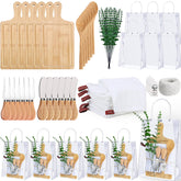Scawim bamboo cheese boards set for stylish party prizes and gifts