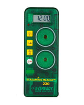 Screaming Meanie 220 alarm clock in compact design for easy carry