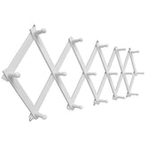 SCUNDA accordion wall hanger with 16 hooks keeps mugs organized on the kitchen wall