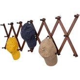 SCUNDA accordion wall hanger full view showcasing space-saving design for small spaces
