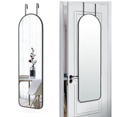 SCWF-GZ 47x14 full-length door-mounted mirror provides full-body view.