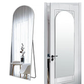 SCWF-GZ 57x20 door-hanging full-length mirror helps quick outfit checks by entry door.