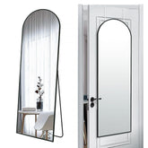 SCWF-GZ 57x20 door-hanging mirror shows a clear full-body view.