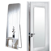 SCWF-GZ 57x20 door mirror with stand for flexible entryway styling and easy viewing.