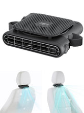 SEAINGO car-seat fan front view cools the driver during travels.