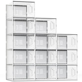 SEE SPRING X-Large shoe storage box with clear front door for quick shoe visibility.