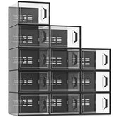 SEE SPRING shoe storage box with clear front door for quick selection.