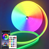 Segrass 16.4ft RGB neon rope light with remote for versatile decor