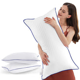 SEMZSOM bed pillows with cooling cover deliver breathable comfort for warm nights.