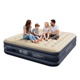 SENNOUL king-size air mattress with built-in pump for easy guest setup