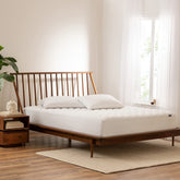 Serta Power Clean top view quilted mattress pad offers plush comfort