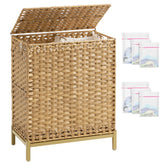 SETVSON laundry hamper with lid for concealed storage and tidy spaces