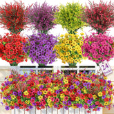 SHareconn eucalyptus violets bunch for outdoor display with vibrant color