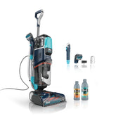 Shark CarpetXpert stainstriker tool activated for tough fabric stains.