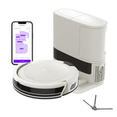 Shark Navigator robot vacuum with powerful suction tackling pet hair on carpets