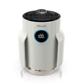 Shark NeverChange Compact Pro display shows real-time air quality improvements for easy monitoring.