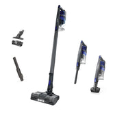 Shark Pet Cordless Stick Vacuum with LED headlights illuminates debris on floors.