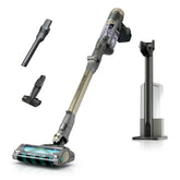 Shark PowerDetect Pet Plus Auto-Empty Base captures and stores debris for easy, hands-free cleanup.