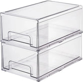 ShelfShaper clear drawer bin for kitchen organization keeps items visible and accessible