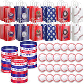 ShinyRelief baseball gift bags feature bold designs for stylish party favors.