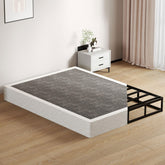 SHOANED metal box spring queen 9in profile offers sturdy support for a balanced night's rest.