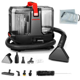 Shop-Vac portable carpet cleaner front view with steam up to 212β for deep stains.