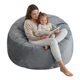 SHOUREN 3 ft memory foam bean bag chair close-up showing plush texture and comfort