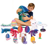 SHUWND giant dragon egg reveals 12 toys, perfect Easter filler