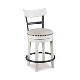 Valebeck barstool front view, perfect for kitchen island seating