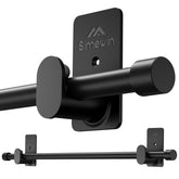 SIMEWIN curtain rod no drill 30-120 inches with 3M brackets for renters