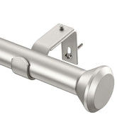 SIMEWIN heavy-duty curtain rod in 1in diameter extends 48-84 inches for versatile sizing.