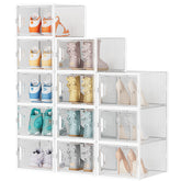 SIMPDIY 12-pack front view shows compact, stackable closet organization.