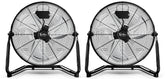 Simple Deluxe Comfort Zone Cradle 12-inch fan front view with strong airflow.