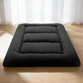 Simple Deluxe twin tatami mattress foldable 4-inch cover, easy care and portability.