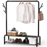 Simple Houseware 52-inch rack frame shows a sturdy steel build for dependable support.