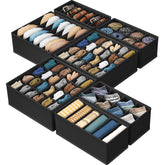 Simple Houseware 6-cell bin for compact underwear organization in drawers