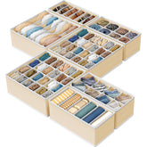 Simple Houseware 6-cell bin keeps lingerie neatly organized and easy to grab.