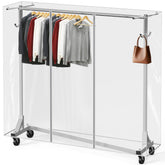 Simple Houseware z-base garment rack for heavy-duty storage.