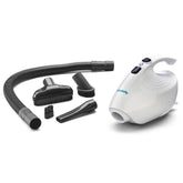 Simplicity Vacuums Flash Mini unit shows compact handheld design for quick cleanups.