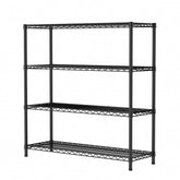 SINGAYE 4-shelf unit front view shows sturdy storage for tools and supplies.