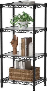 SINGAYE 4-shelf unit front view for compact, accessible storage in tight spaces