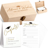 Sinload graduation advice cards pack enhances party decor and guest engagement.