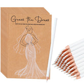 Sinload Guess the Dress cards for bridal shower fun and guest participation