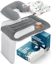 Sittina Toddler Airplane Bed inflated for cozy in-flight support